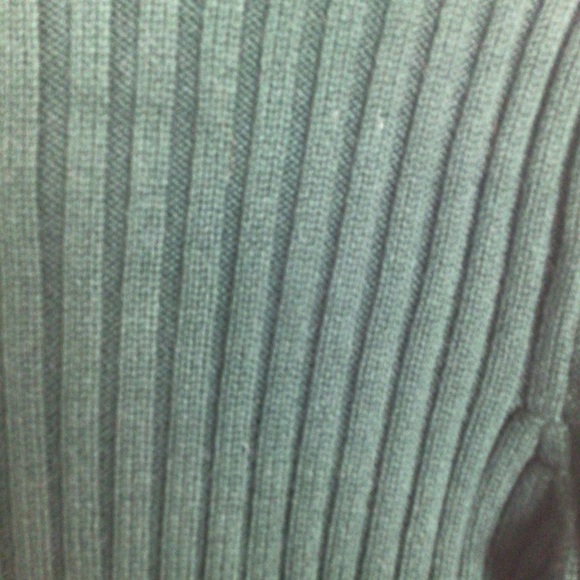 Lauren by RL ribbed sweater knit in Hunter green w/zipper - Picture 8 of 16